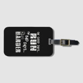 Good Days run - Bad Days run Harder Bagagelabel (Voorkant (horizontaal))