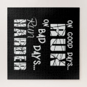 Good Days run - Bad Days run Harder Legpuzzel (Horizontaal)