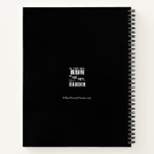 Good Days run - Bad Days run Harder Notitieboek (Achterkant)