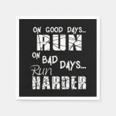 Good Days run - Bad Days run Harder Servet (Voorkant)