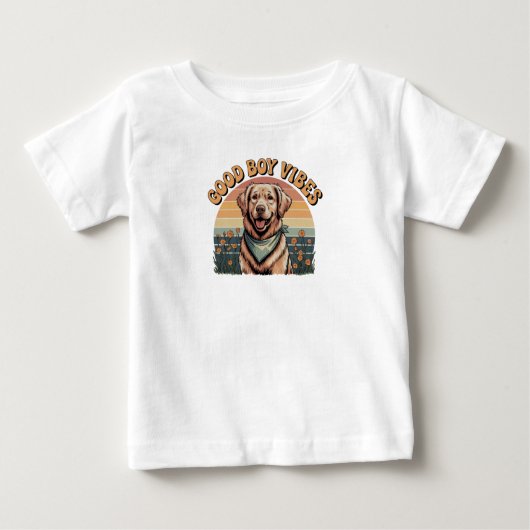 Good Dog Baby Vibes T-shirt (Voorkant)