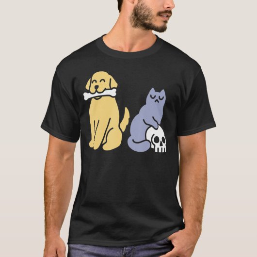 Good Dog Bad Cat T-shirt (Voorkant)