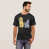 Good Dog Bad Cat T-shirt (Voorkant volledig)