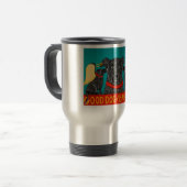 Good Dog Bad Dog Travel Mug - Stephen Huneck Reisbeker (Voorkant links)
