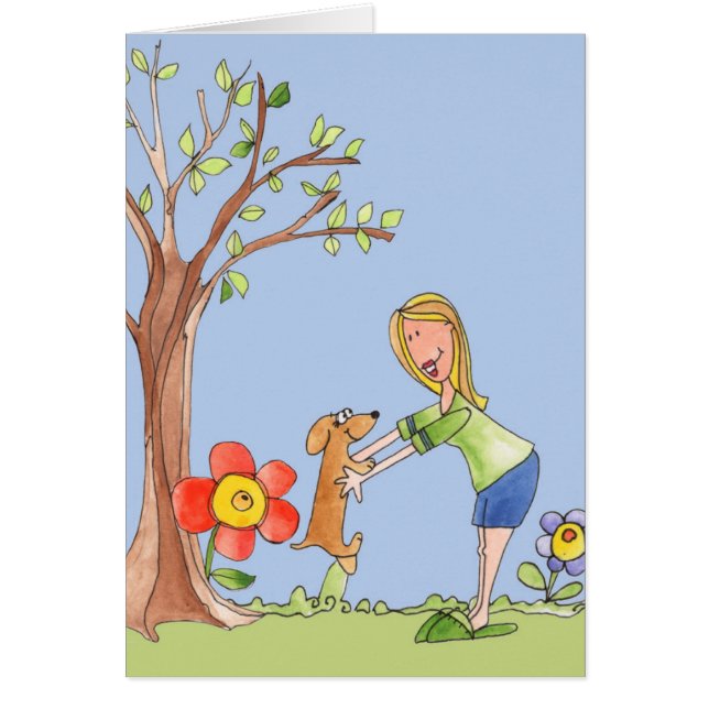 Good Dog - Blank Card (Voorkant)