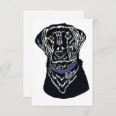 "Good Dog" Flat Dank u kaart (Voorkant / Achterkant)