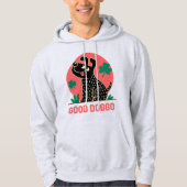 Good Doggo Retro Dog Art Hoodie (Voorkant)