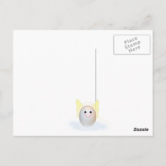 Good Egg Angel Foto Lijst Briefkaart (Achterkant)