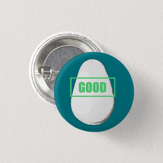 Good Egg Pin Ronde Button 3,2 Cm (Voorkant /achterkant)