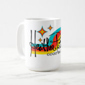 Good Energy Art van Heather Peterman Koffiemok (Voorkant links)