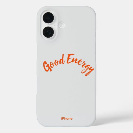 Good Energy iPhone 16 Hoesje (Achterkant)