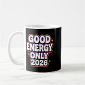 Good Energy Only 2026 Retro Bubble Letter Design  Koffiemok (Links)