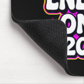 Good Energy Only 2026 Retro Bubble Letter Design  Muismat (Hoek)