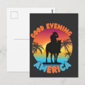 Good evening america briefkaart (Voorkant / Achterkant)