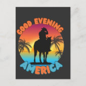 Good evening america briefkaart (Voorkant)