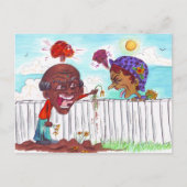 Good Fences Make Good Neighbors Postcard Briefkaart (Voorkant)