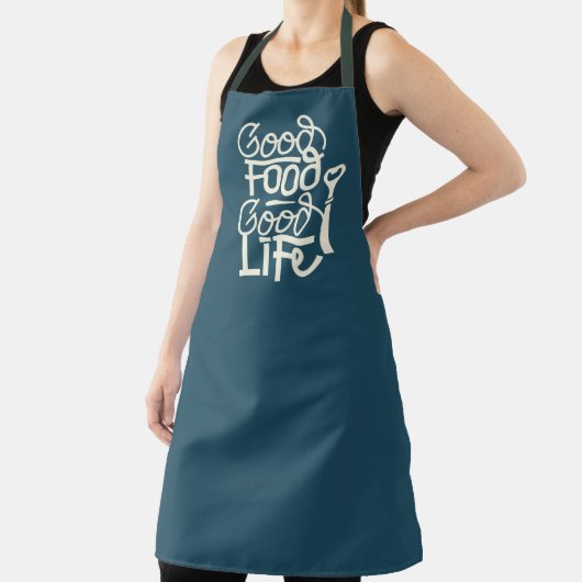 Good Food Good Life Apron Schort (Insitu)