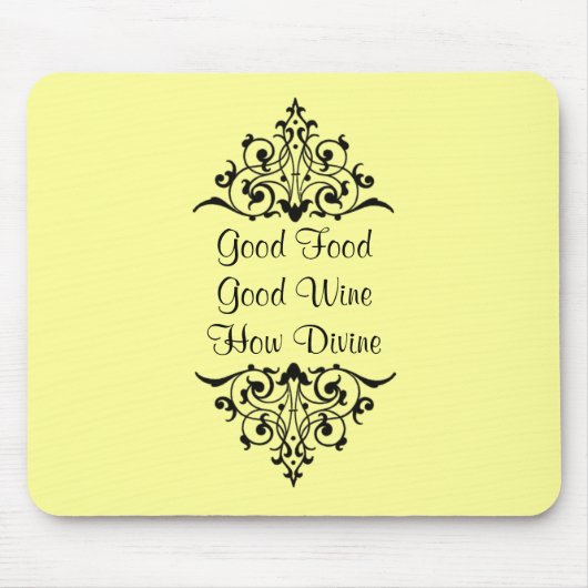 Good Food Good Wine How Divine Muismat (Voorkant)