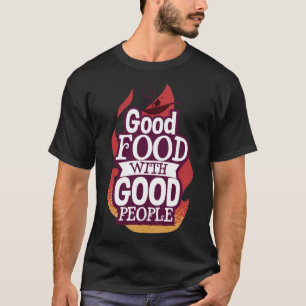 Good Food Kitchen Chef verjaardagskok (mannelijk) T-shirt