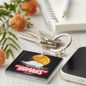 Good For Humans Yeah, Powerful People Make Lands P Sleutelhanger (Voorkant Rechts)