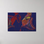Good Fortune and Happiness Stretched Canvas Print (Voorkant)