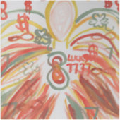 Good Fortune Angel Sticker (Voorkant)