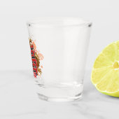"Good Fortune" Chinese draak en geluk symbool Shot Glas (Rechts)