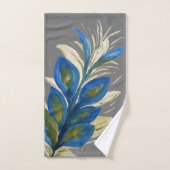 Good Fortune Peacock Feathers Waterverf Badplaats Bad Handdoek (Handdoek)