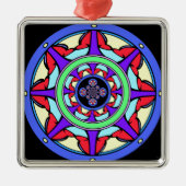 Good Fortune Wheel Metalen Ornament (Voorkant)