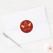 Good Friday Envelope Seal Ronde Sticker (Envelop)