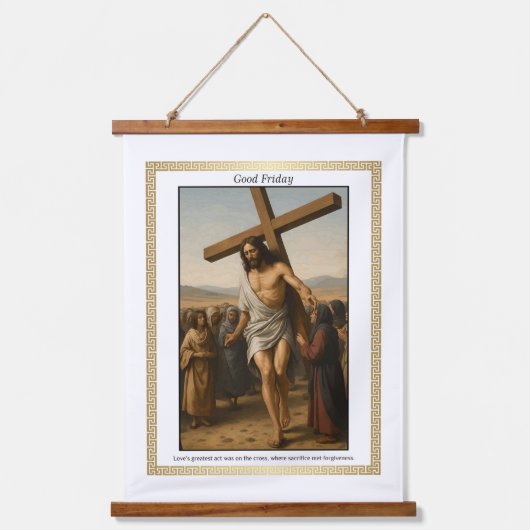 Good Friday Scriptural Tapestries Hangend Wandkleed (Voorkant)