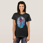 Good Friday Stained Glass Cross T-shirt (Voorkant volledig)