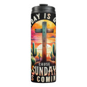 Good Friday Sunday Is Coming Desert Thermosbeker (Voorkant)