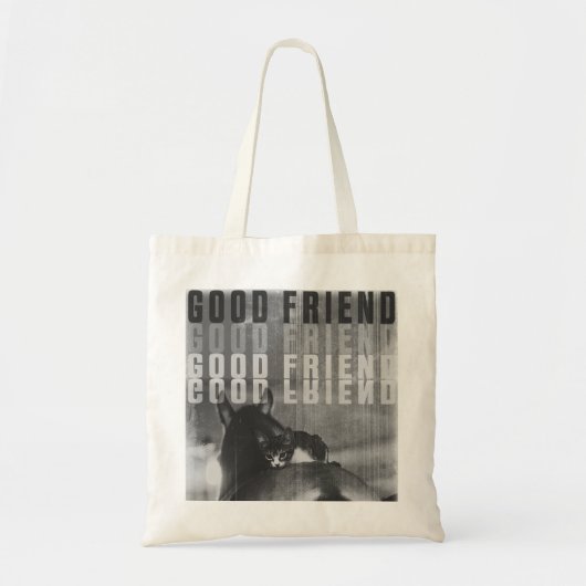 good friend-BW Tote Bag (Voorkant)