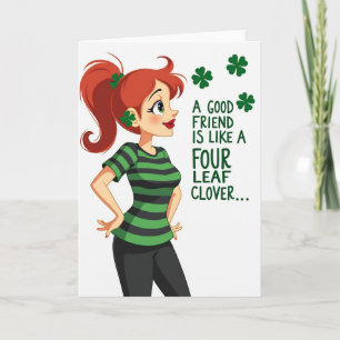 Good Friend Clover Kaart