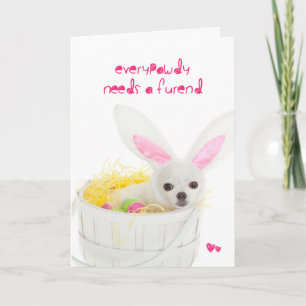 Good Friend Puppy Paaster Card Feestdagen Kaart
