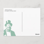 Good Friend Saint Patrick Irishman Green Vintage Briefkaart (Achterkant)