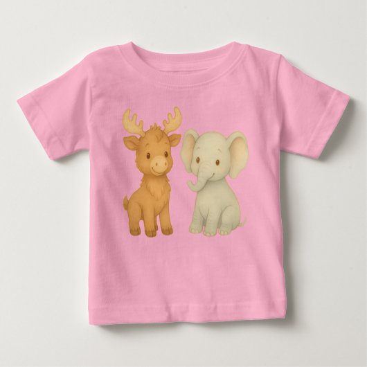 "Good Friends" Baby T-Shirt (Voorkant)