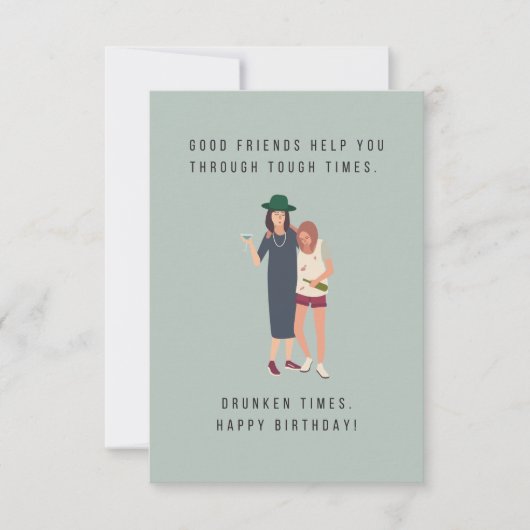 Good Friends Birthday Card (Voorkant)