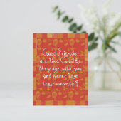 Good Friends Briefkaart (Staand voorkant)