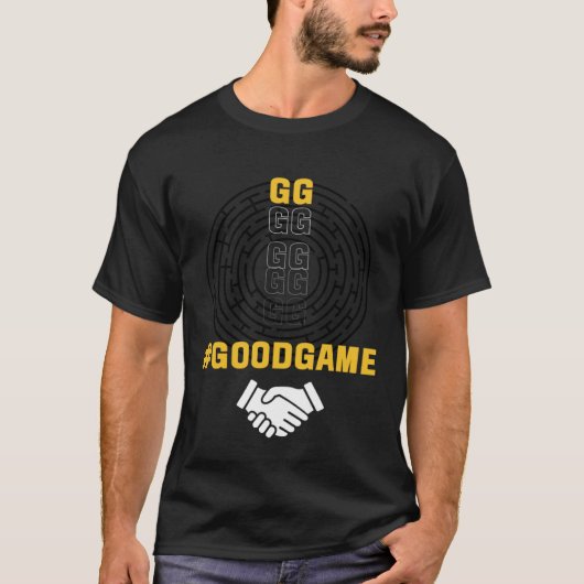 Good Game GG Gamer Gaming T-shirt (Voorkant)