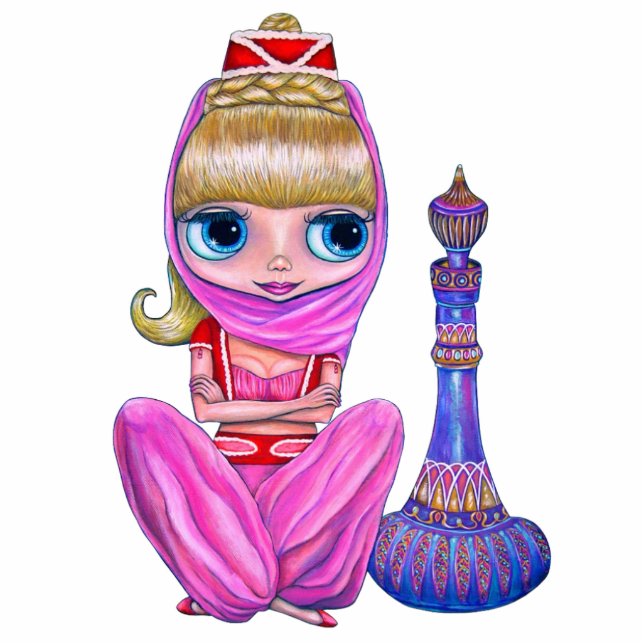 Good Genie Photo Sculpture Staand Fotobeeldje (Voorkant)