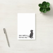 Good Girl Black Lab Post-it® Notes (Kantoor)