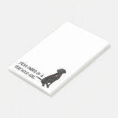 Good Girl Black Lab Post-it® Notes (Schuin)