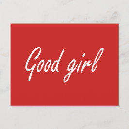 Good girl  briefkaart