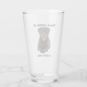 Good Girl Chocolate Lab Glas (Achterkant)