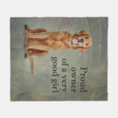 Good Girl Golden Fleece Deken (Voorkant (Horizontaal))