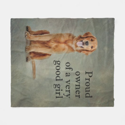 Good Girl Golden Fleece Deken (Voorkant (Horizontaal))