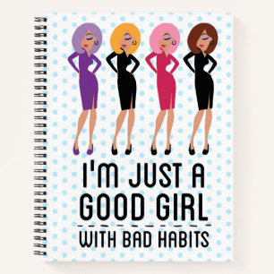 Good Girl Mode Cartoon Notitieboek