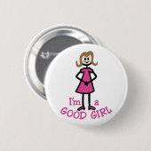Good Girl Ronde Button 5,7 Cm (Voorkant /achterkant)